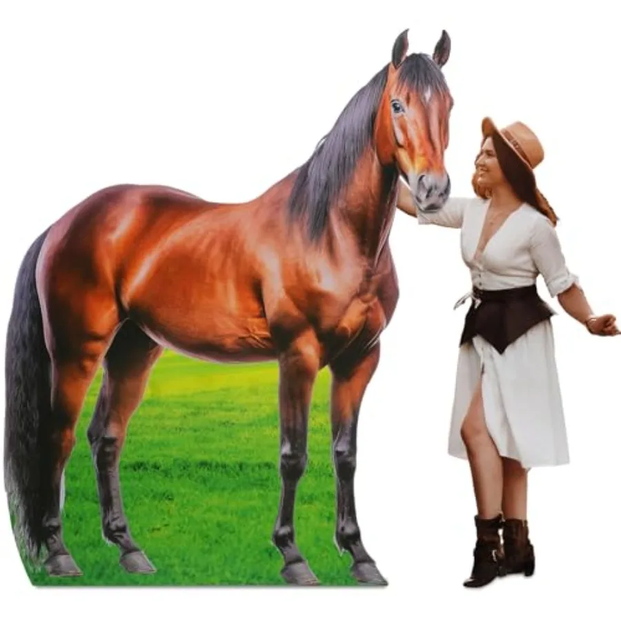 6.3 Feet Cardboard Cutout St up Life Size Party Photo Booth Props Decorations Farm Animals Stup Cutout for Racing Party Decor D
6.3 Feet Cardboard Cutout St up Life Size Party Photo Booth Props Decorations Farm Animals Stup Cutout for Racing Party Decor D