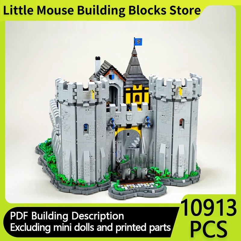 Medieval Castle Model MOC Building Bricks Eagle Rock Fortress Modular Technology Gifts Children Toys Suit Holiday Assemble
Medieval Castle Model MOC Building Bricks Eagle Rock Fortress Modular Technology Gifts Children Toys Suit Holiday Assemble