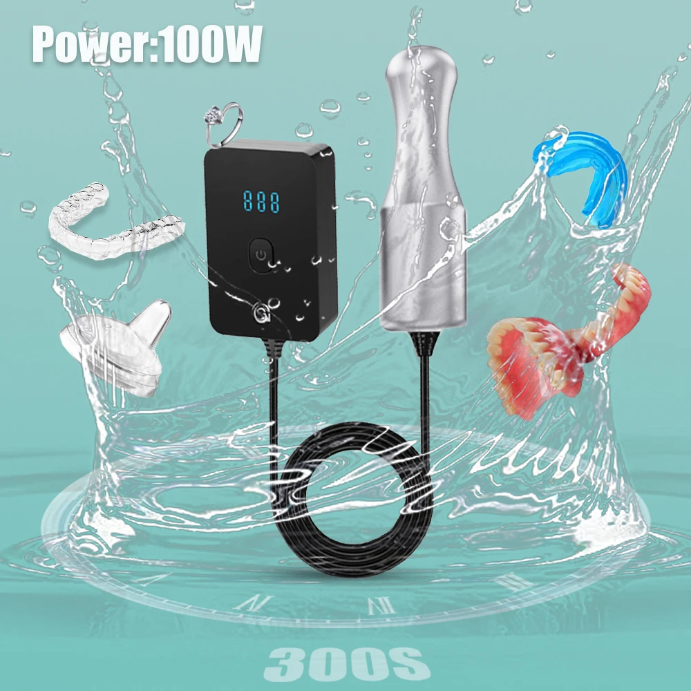 Ultrasonic Cleaner 100W Sonicator Bath 40Khz Degas for Watches Contact Lens Glasses Denture Teeth Electric Makeup Razor
Ultrasonic Cleaner 100W Sonicator Bath 40Khz Degas for Watches Contact Lens Glasses Denture Teeth Electric Makeup Razor