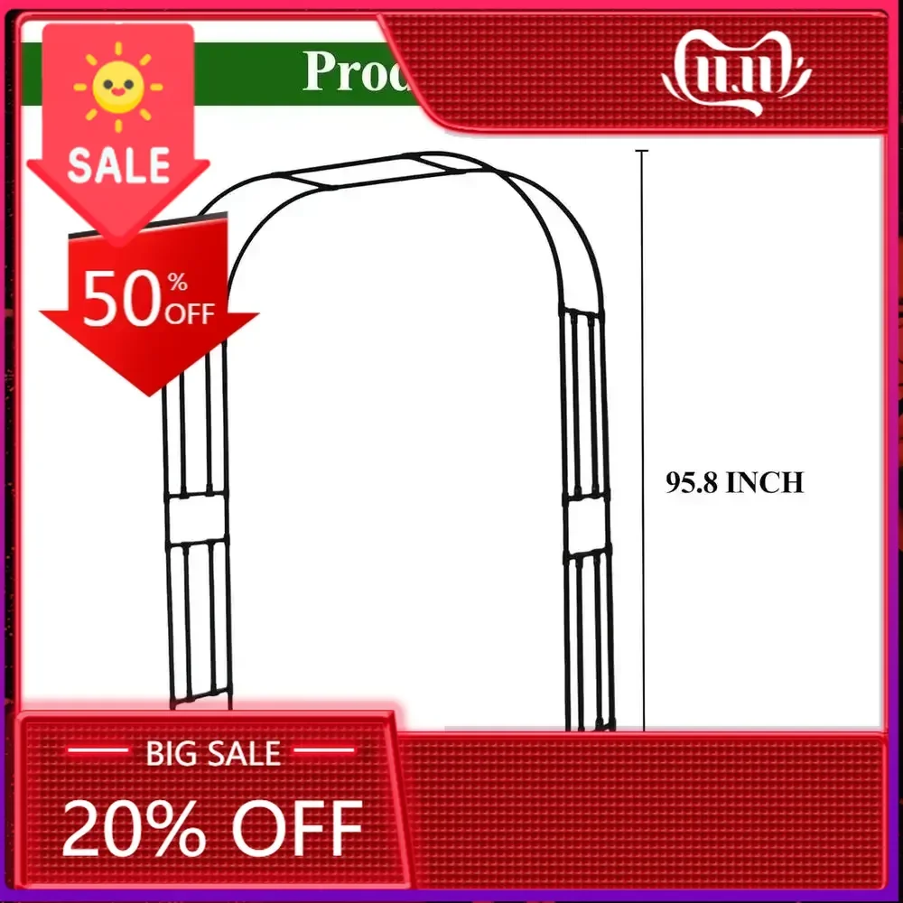 BestsellerElegant Outdoor Metal Garden Arch Trellis, 95.8 Tall x 70.9 Wide, Durable PE Coated, Ideal for Climbing Plants and Ros
BestsellerElegant Outdoor Metal Garden Arch Trellis, 95.8 Tall x 70.9 Wide, Durable PE Coated, Ideal for Climbing Plants and Ros