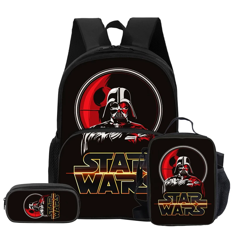 Star Wars Movie 3 Pcs set with Front Pocket Backpack with Thermal Insulated Lunch Tote Purse Pencil Case
Star Wars Movie 3 Pcs set with Front Pocket Backpack with Thermal Insulated Lunch Tote Purse Pencil Case