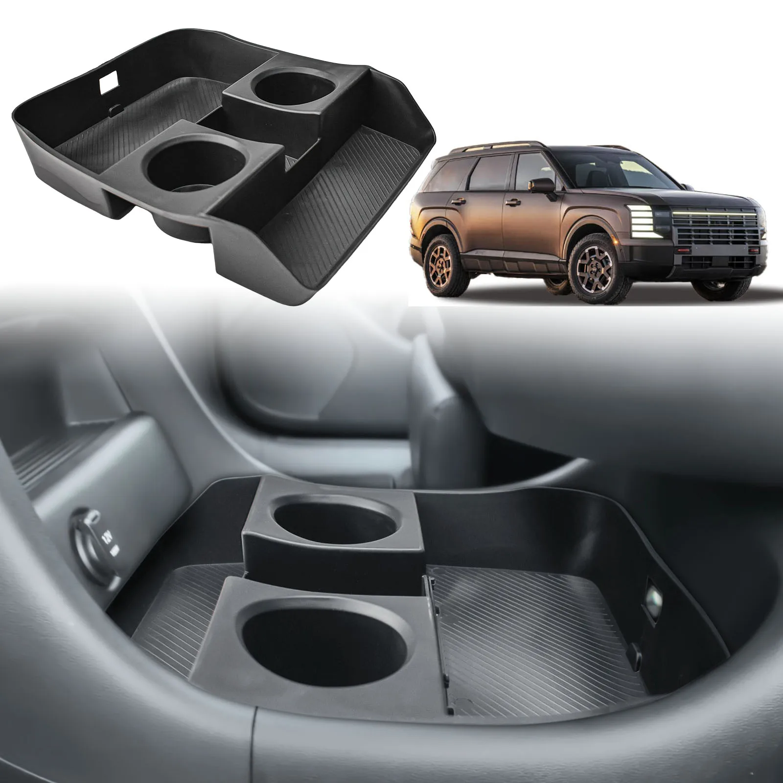 Нижний органайзер на центральной консоли для Hyundai Palisade 2026, напольная консоль, подлокотник, ящик для хранения под подстаканник, автомобильный поднос, аксессуары 
Нижний органайзер на центральной консоли для Hyundai Palisade 2026, напольная консоль, подлокотник, ящик для хранения под подстаканник, автомобильный поднос, аксессуары