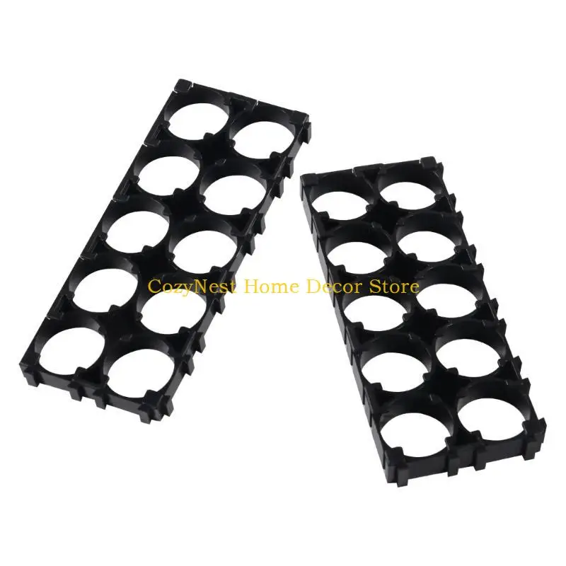 92MF for 18650 Lithium Battery Holder Bracket Cell Spacer 2x5 for 18650 Lithium Battery Plastic Holder
92MF for 18650 Lithium Battery Holder Bracket Cell Spacer 2x5 for 18650 Lithium Battery Plastic Holder