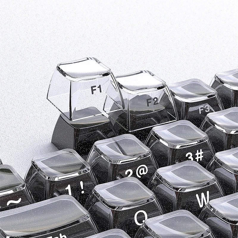 Black black side engraved keycap cross-border spot 0EM small full set of 136 keys PC transparent magnetic axis keyboard
Black black side engraved keycap cross-border spot 0EM small full set of 136 keys PC transparent magnetic axis keyboard