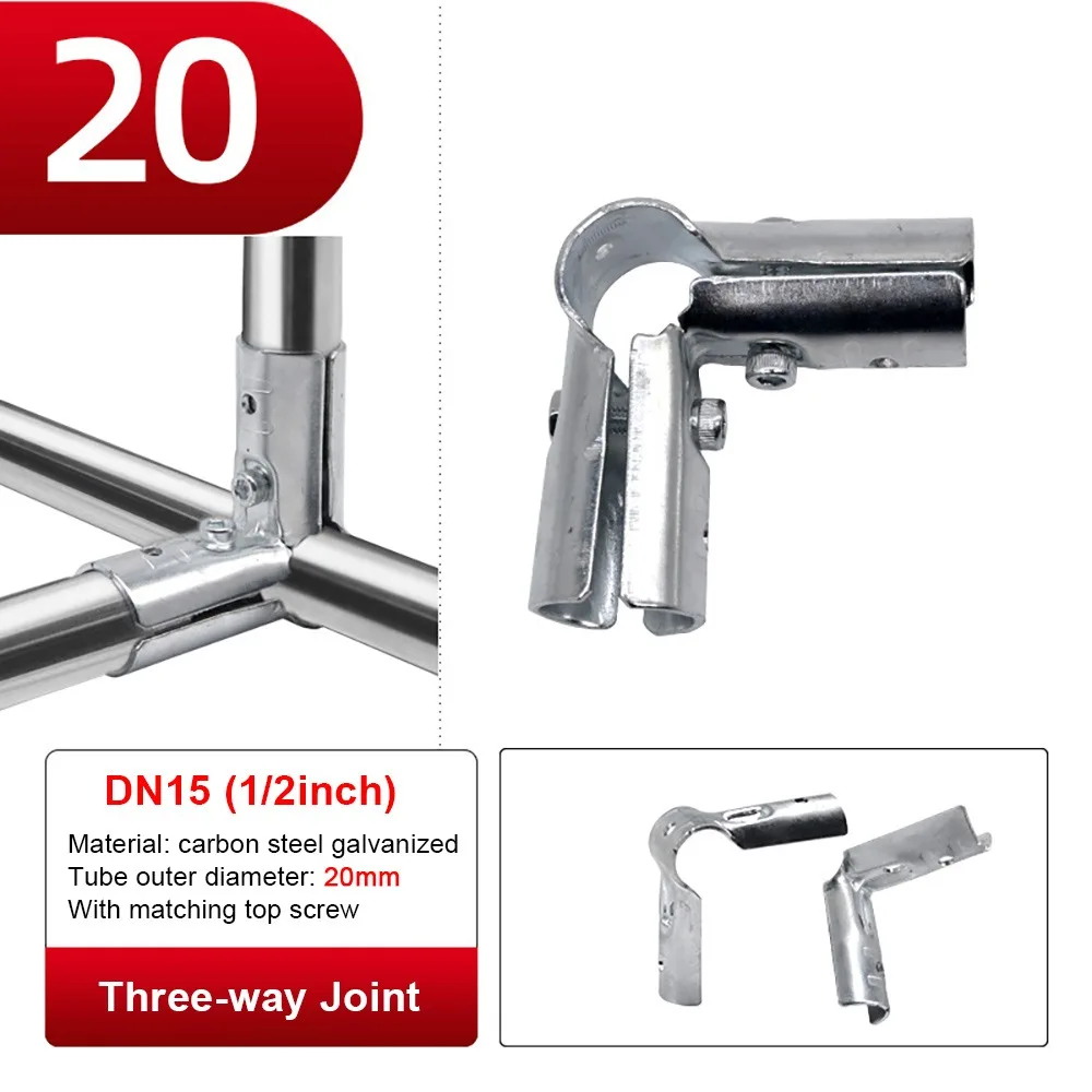 1Pcs New Carbon Steel Galvanized Pipe Joint Round 20/25/32mm Tube Connector Rod Support Rack Clothes Display
1Pcs New Carbon Steel Galvanized Pipe Joint Round 20/25/32mm Tube Connector Rod Support Rack Clothes Display