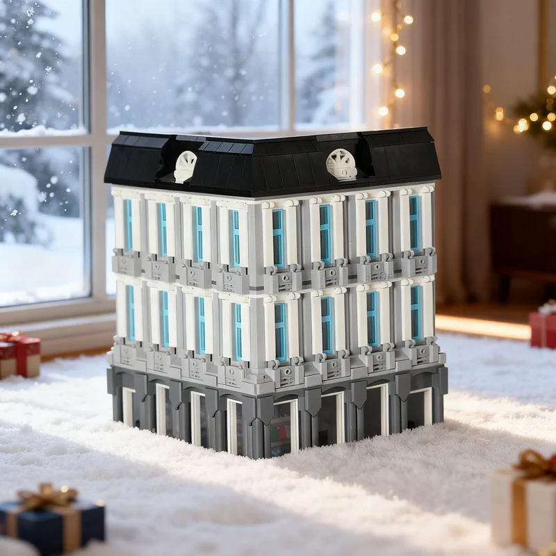 2245pcs MOC Corner Store Modular Streetscape Model Building blocks Architecture Christmas gifts toy idea Education DIY
2245pcs MOC Corner Store Modular Streetscape Model Building blocks Architecture Christmas gifts toy idea Education DIY