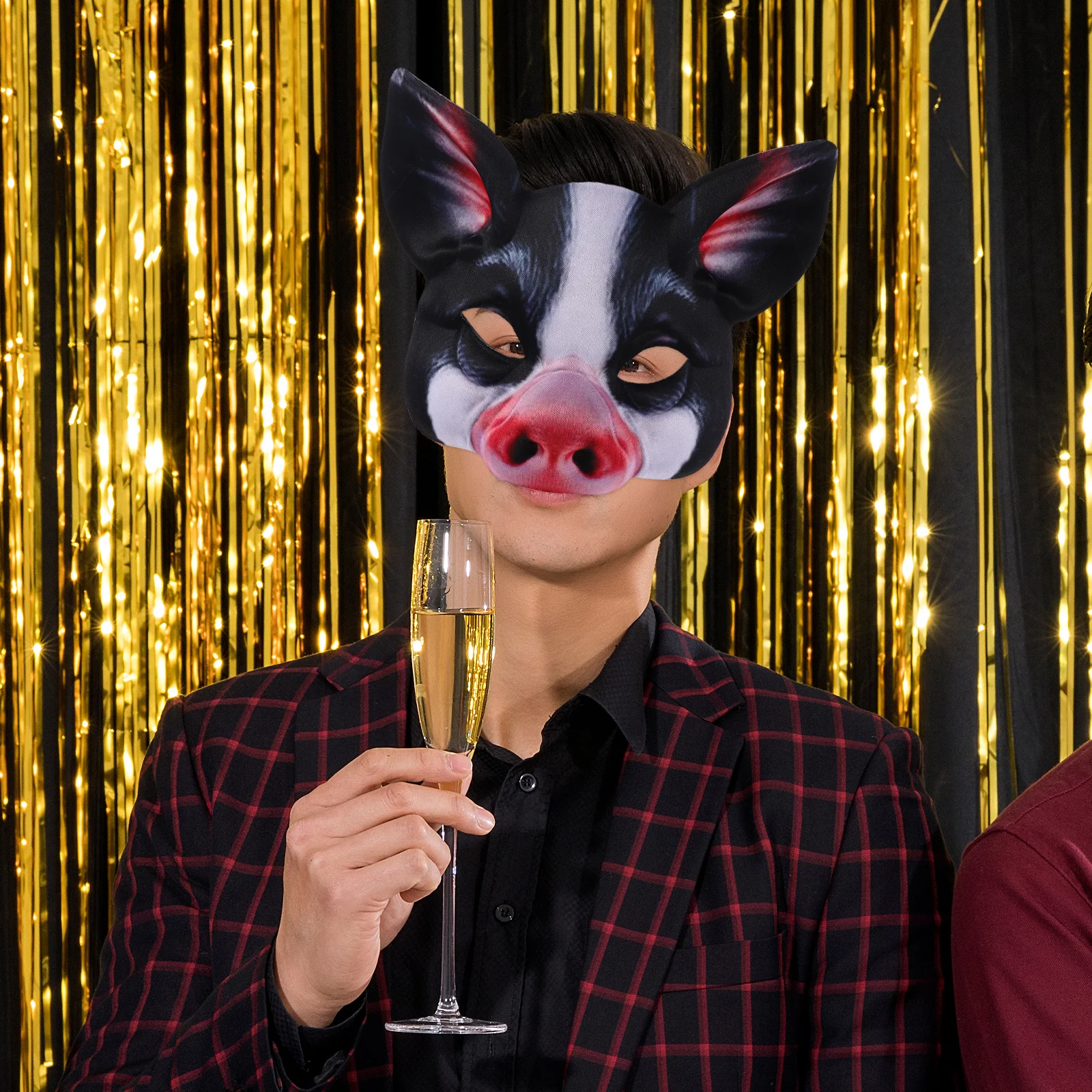 Набор из 5 реалистичных масок свиньи для Хэллоуина, полумаски для костюмов, реквизит для вечеринок, маскарадов и косплея на карнавал и фестивали
Набор из 5 реалистичных масок свиньи для Хэллоуина, полумаски для костюмов, реквизит для вечеринок, маскарадов и косплея на карнавал и фестивали