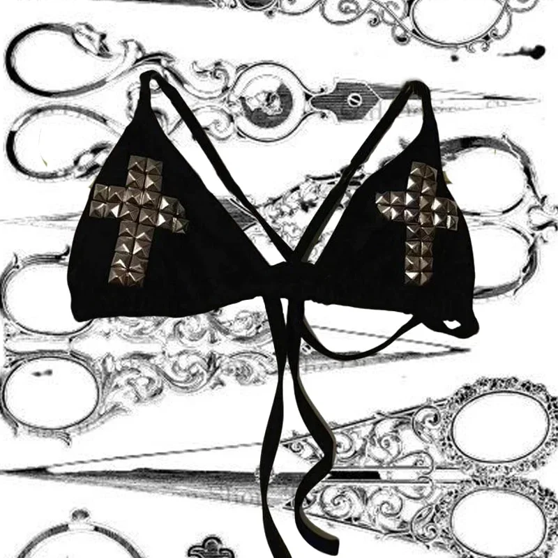 Dark style Harajuku high street fashion American vintage sexy slim-fitting women's bikini other female sleeveless off-shoulder s
Dark style Harajuku high street fashion American vintage sexy slim-fitting women's bikini other female sleeveless off-shoulder s