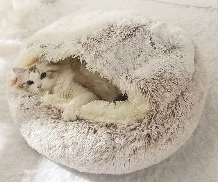 Winter Pet Bed Soft Comfortable Sofa for Cats Dogs Round Cushion Warm 2 in 1 House Puppy Nest Sleep Basket Kennel Kittens
Winter Pet Bed Soft Comfortable Sofa for Cats Dogs Round Cushion Warm 2 in 1 House Puppy Nest Sleep Basket Kennel Kittens
