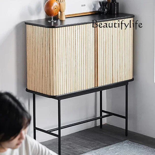 N Nordic Style Art Shutter Door Sideboard Cabinet Modern Minimalist Home Entry Entrance Cabinet Living Room Home Curio Cabinet
N Nordic Style Art Shutter Door Sideboard Cabinet Modern Minimalist Home Entry Entrance Cabinet Living Room Home Curio Cabinet