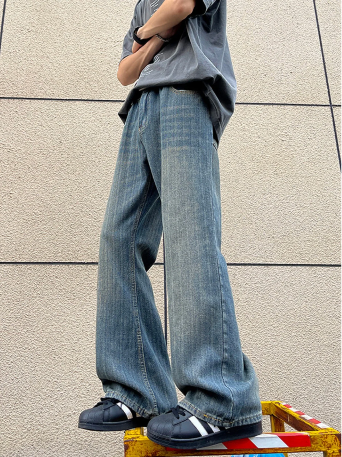Vintage Waed Bamboo Node Men's Jeans Autumn Straight Leg Long Pants High Street Versatile Casual Trousers Straight Cut
Vintage Waed Bamboo Node Men's Jeans Autumn Straight Leg Long Pants High Street Versatile Casual Trousers Straight Cut