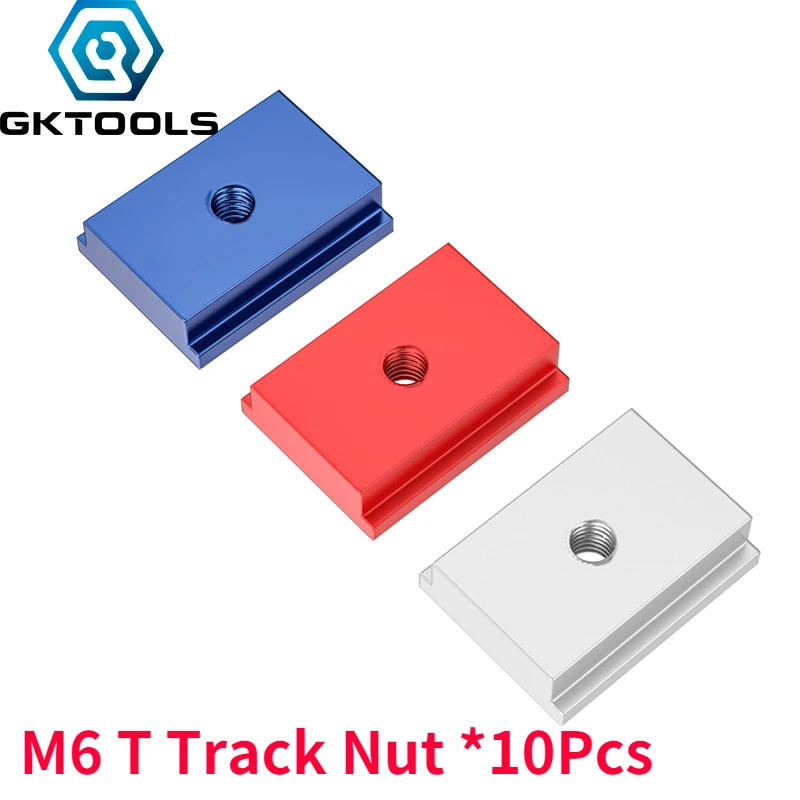 GKTOOLS 10pcs M6 T Slot Nut T-Track Sliding Nut For Woodworking Tool Slot Fastener Type 30 45 Track
GKTOOLS 10pcs M6 T Slot Nut T-Track Sliding Nut For Woodworking Tool Slot Fastener Type 30 45 Track