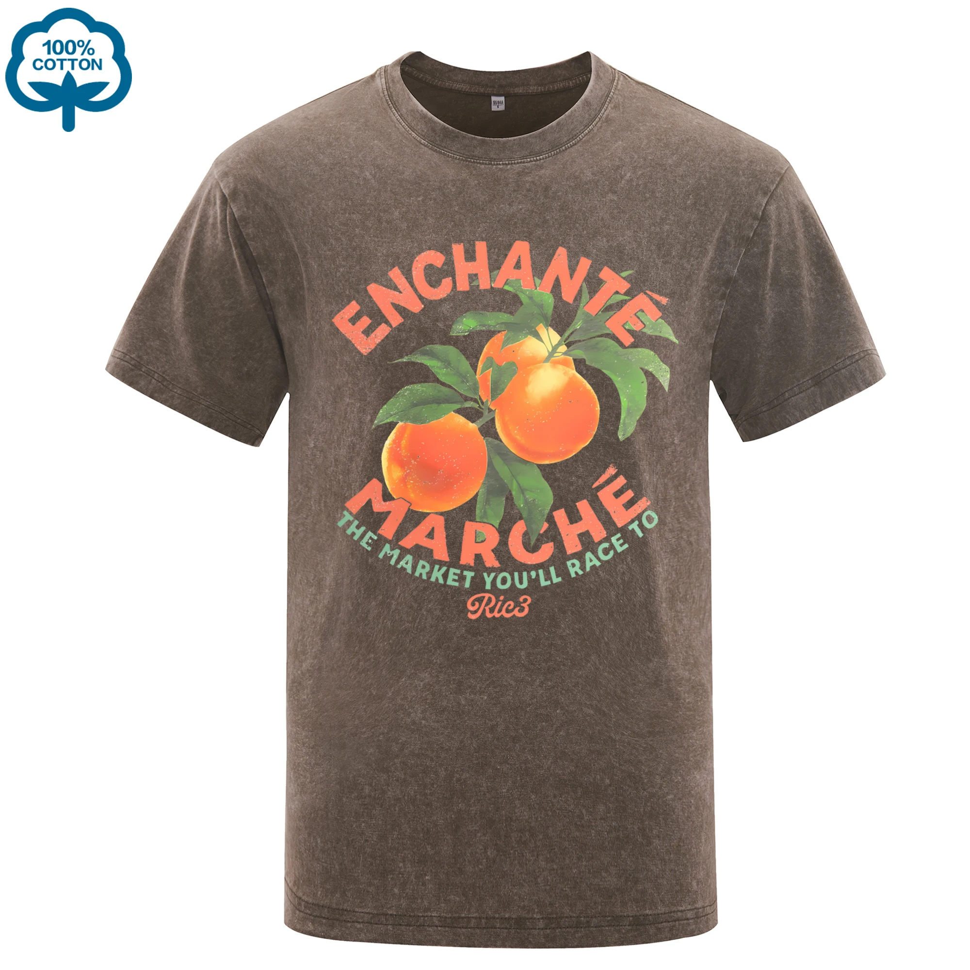 Мужская стираная футболка Enchante Marche Orange Market с принтом, хлопковые летние футболки, универсальная свободная уличная одежда, мягкая повседневная одежда
Мужская стираная футболка Enchante Marche Orange Market с принтом, хлопковые летние футболки, универсальная свободная уличная одежда, мягкая повседневная одежда