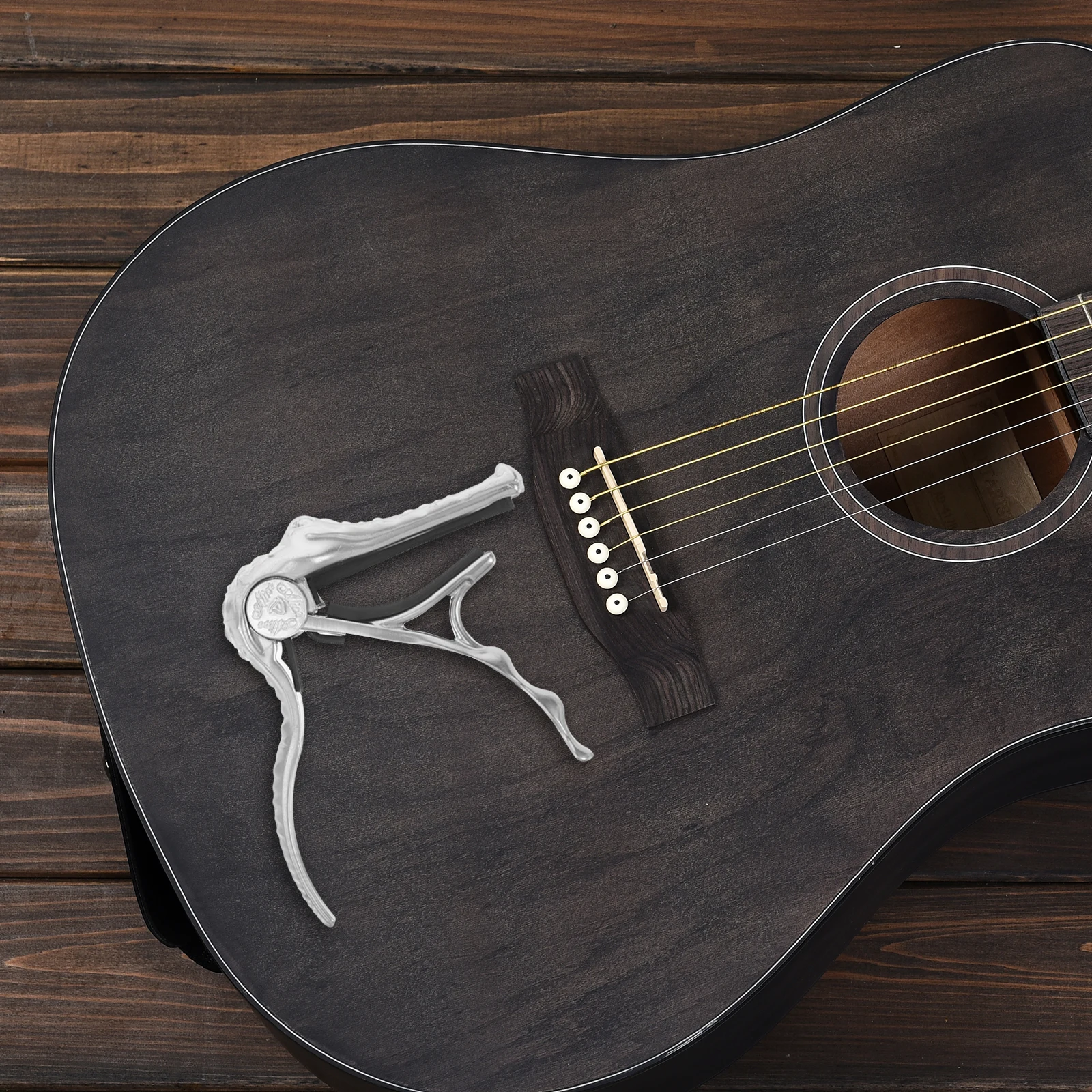Guitar Capo Acoustic Electric Accessories Personality for Ukulele Silver Classical Cool
Guitar Capo Acoustic Electric Accessories Personality for Ukulele Silver Classical Cool