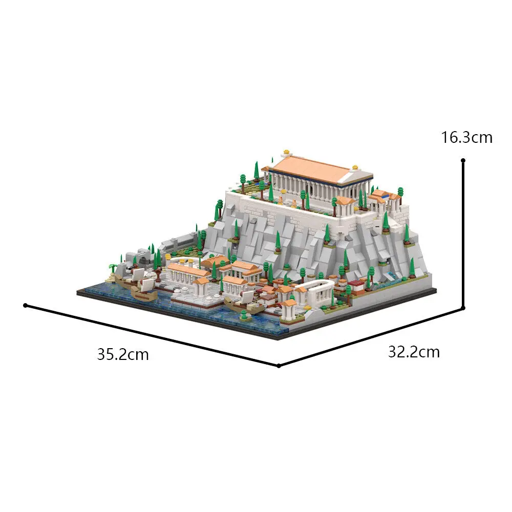 ZITIANYOUBUILD Custom MOC: C9126 Acropolis of Athens Ancient Citadel 1940 Parts
ZITIANYOUBUILD Custom MOC: C9126 Acropolis of Athens Ancient Citadel 1940 Parts