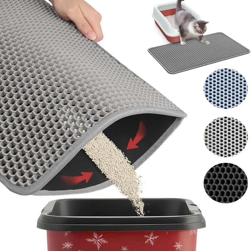 Cat Litter Mat Large Size Non Slip Pet Litter Box Filter Mat Double Layer Wear Resistant Waterproof Cat Litter Mat Pet Supplies
Cat Litter Mat Large Size Non Slip Pet Litter Box Filter Mat Double Layer Wear Resistant Waterproof Cat Litter Mat Pet Supplies
