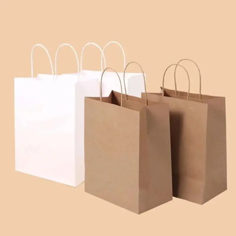 500pcs/Lot Wholesale Eco-Friendly Custom Logo Printed Kraft Paper Bags Chrismas Gifts Packaging for Boutique Clothes Foods
500pcs/Lot Wholesale Eco-Friendly Custom Logo Printed Kraft Paper Bags Chrismas Gifts Packaging for Boutique Clothes Foods