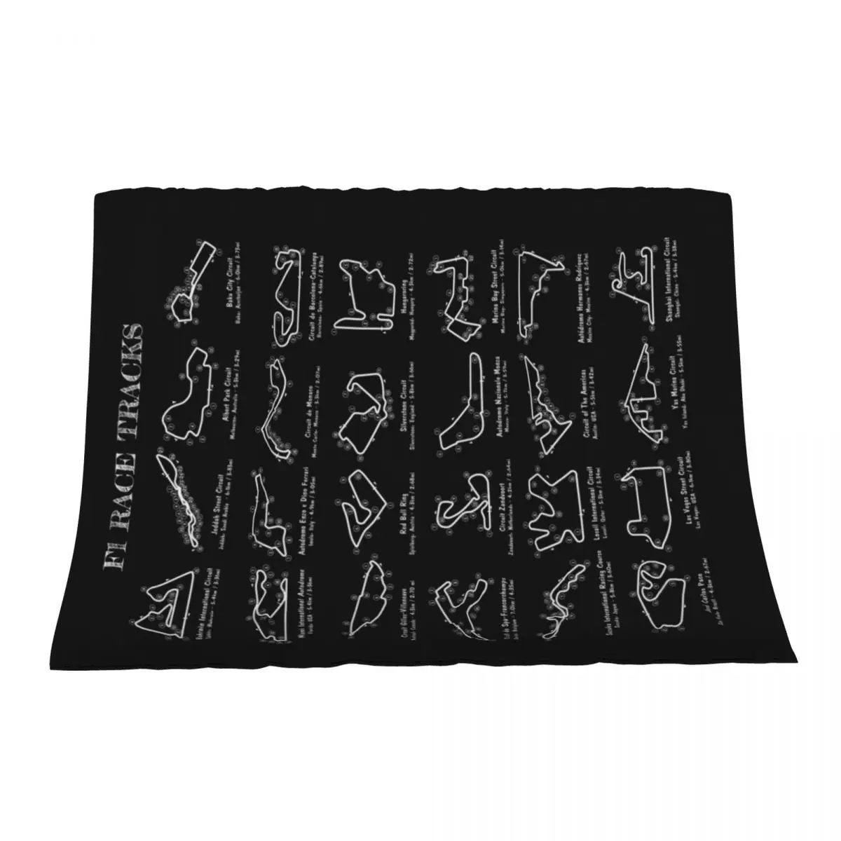 F-1 Race Tracks Vertical (White Stencil - No Background) Throw Blanket For Baby Sofa Quilt christmas decoration Baby Blankets
F-1 Race Tracks Vertical (White Stencil - No Background) Throw Blanket For Baby Sofa Quilt christmas decoration Baby Blankets