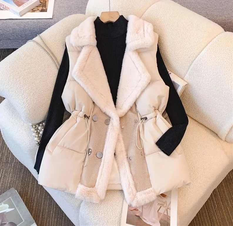 Autumn Winter New in Casual Vest for Women Fashionable Elegant Temperament Western Solid Color Vest for Women Short Jacket
Autumn Winter New in Casual Vest for Women Fashionable Elegant Temperament Western Solid Color Vest for Women Short Jacket