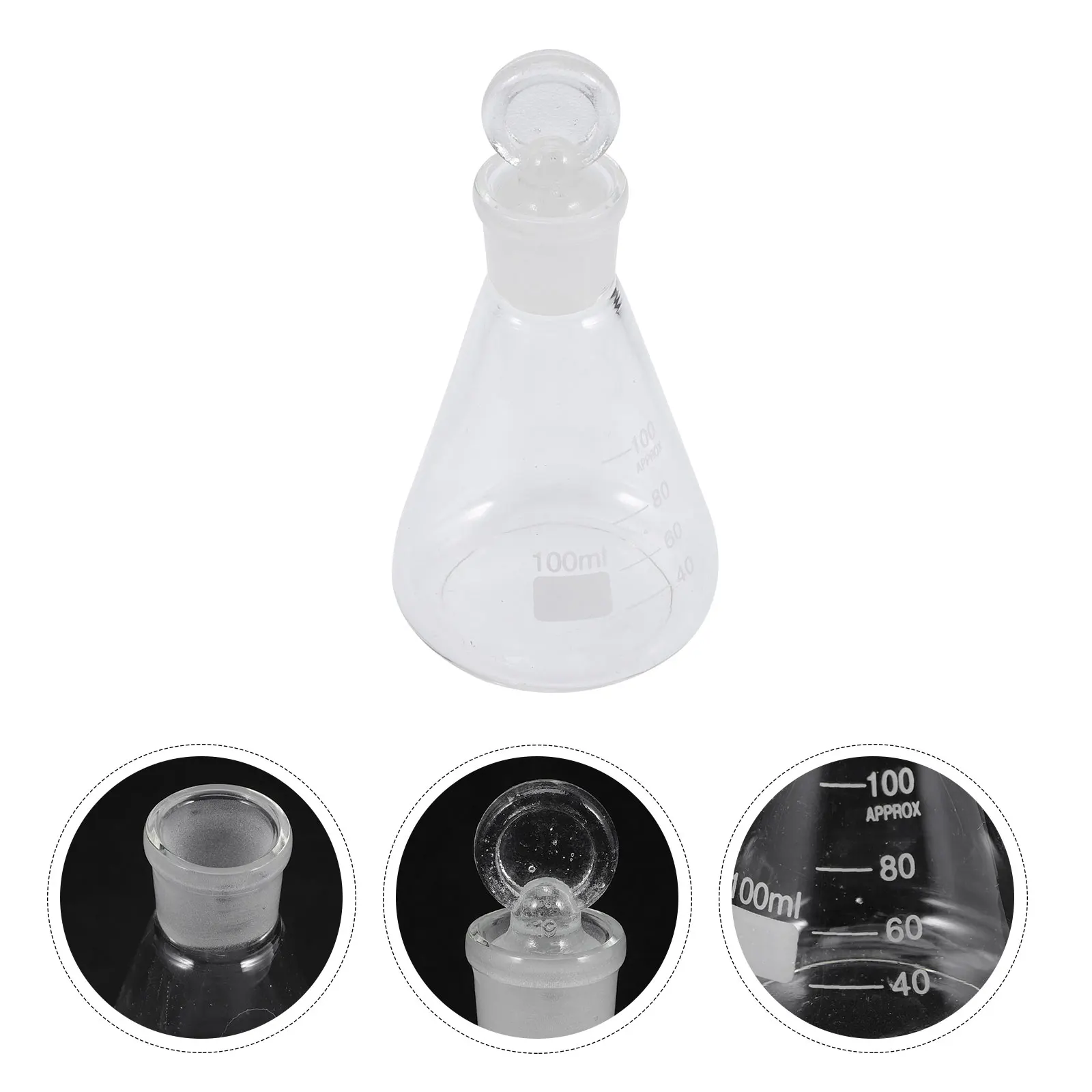 Erlenmeyer Flask Stopper Laboratory Glassware Chemistry Supplies Wide Mouth Precise Scale Compact Size Safe Student Lab
Erlenmeyer Flask Stopper Laboratory Glassware Chemistry Supplies Wide Mouth Precise Scale Compact Size Safe Student Lab