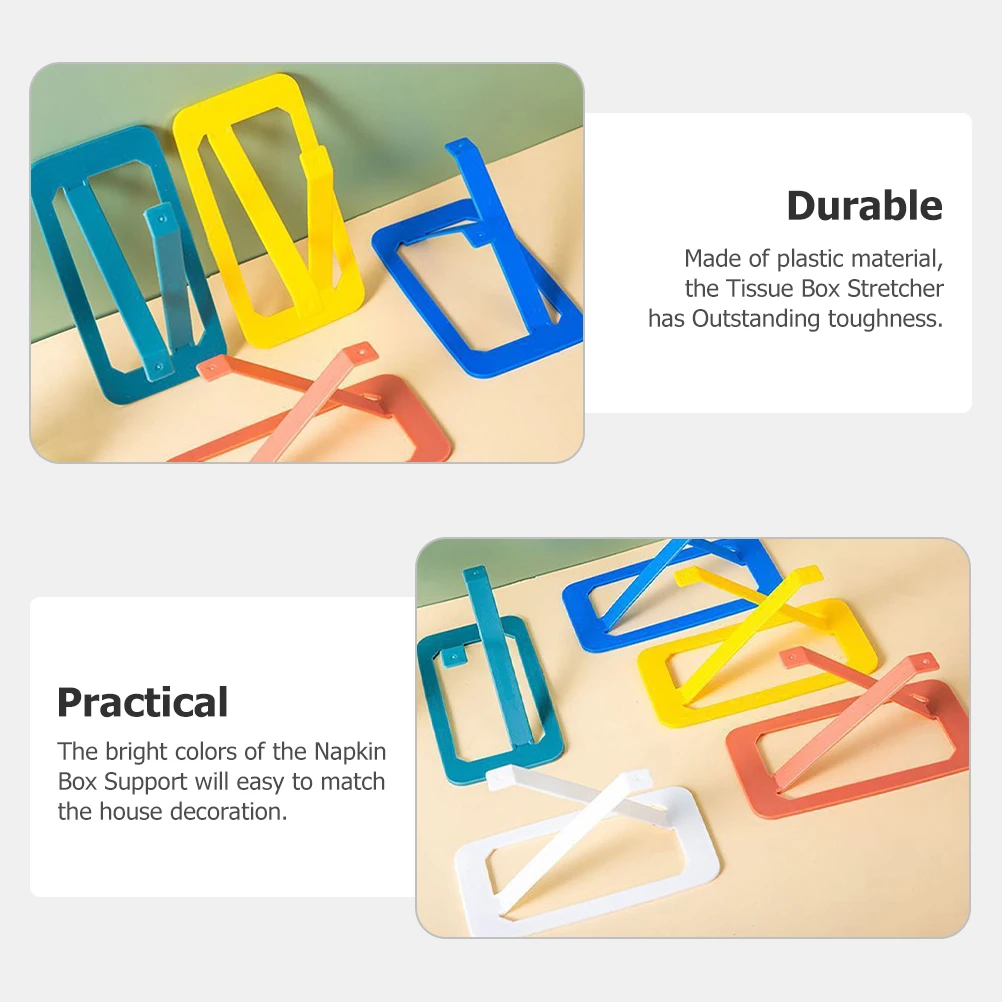 12pcs Tissue Box Spring Bracket Plastic Strong Load Bearing Cute Cover Kitchen Bathroom Accessory Reusable Napkin Support
12pcs Tissue Box Spring Bracket Plastic Strong Load Bearing Cute Cover Kitchen Bathroom Accessory Reusable Napkin Support