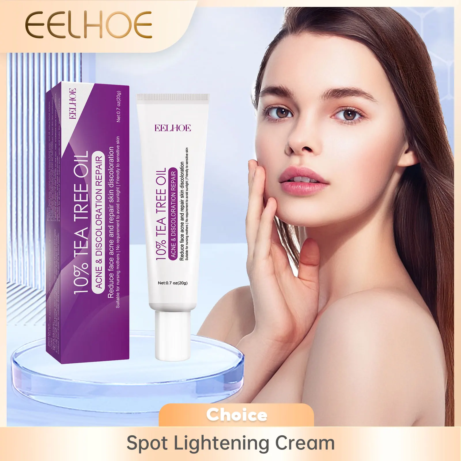 EELHOE Spot Lightening Cream Acne Marks Remove Melasma Dark Spot Treatment Moisturizing Dullness Skin Brightening Facial Care
EELHOE Spot Lightening Cream Acne Marks Remove Melasma Dark Spot Treatment Moisturizing Dullness Skin Brightening Facial Care
