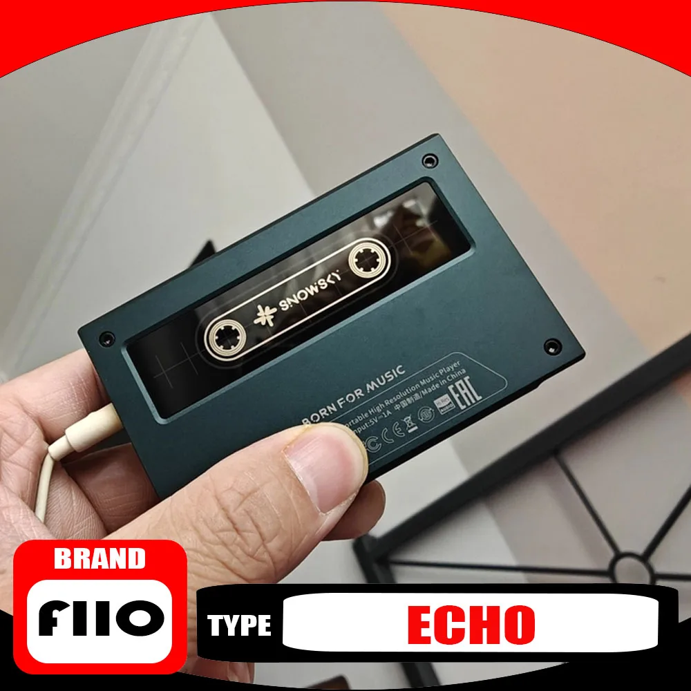 FiiO ECHO Portable Hi-Res Audio Music Player Dual DAC Bluetooth Music Player 3.5mm + 4.4mm Balanced Output Color Screen Unique
FiiO ECHO Portable Hi-Res Audio Music Player Dual DAC Bluetooth Music Player 3.5mm + 4.4mm Balanced Output Color Screen Unique