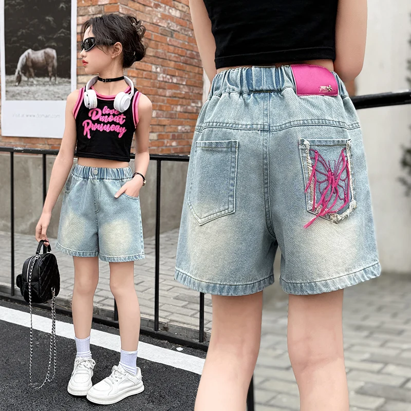2025 Summer Baby Girls Shorts Kids Casual Short Jeans Tween Girls Bottom Kids Short Pants Toddler Fashion Softy Denim Ages 4-14Y
2025 Summer Baby Girls Shorts Kids Casual Short Jeans Tween Girls Bottom Kids Short Pants Toddler Fashion Softy Denim Ages 4-14Y