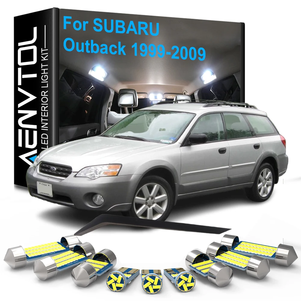 10pcs LED Interior Lights Canbus For Subaru Outback Sedan Wagon 1999-2005 2006 2007 2008 2009 Dome Trunk Door License plate Lamp 
10pcs LED Interior Lights Canbus For Subaru Outback Sedan Wagon 1999-2005 2006 2007 2008 2009 Dome Trunk Door License plate Lamp