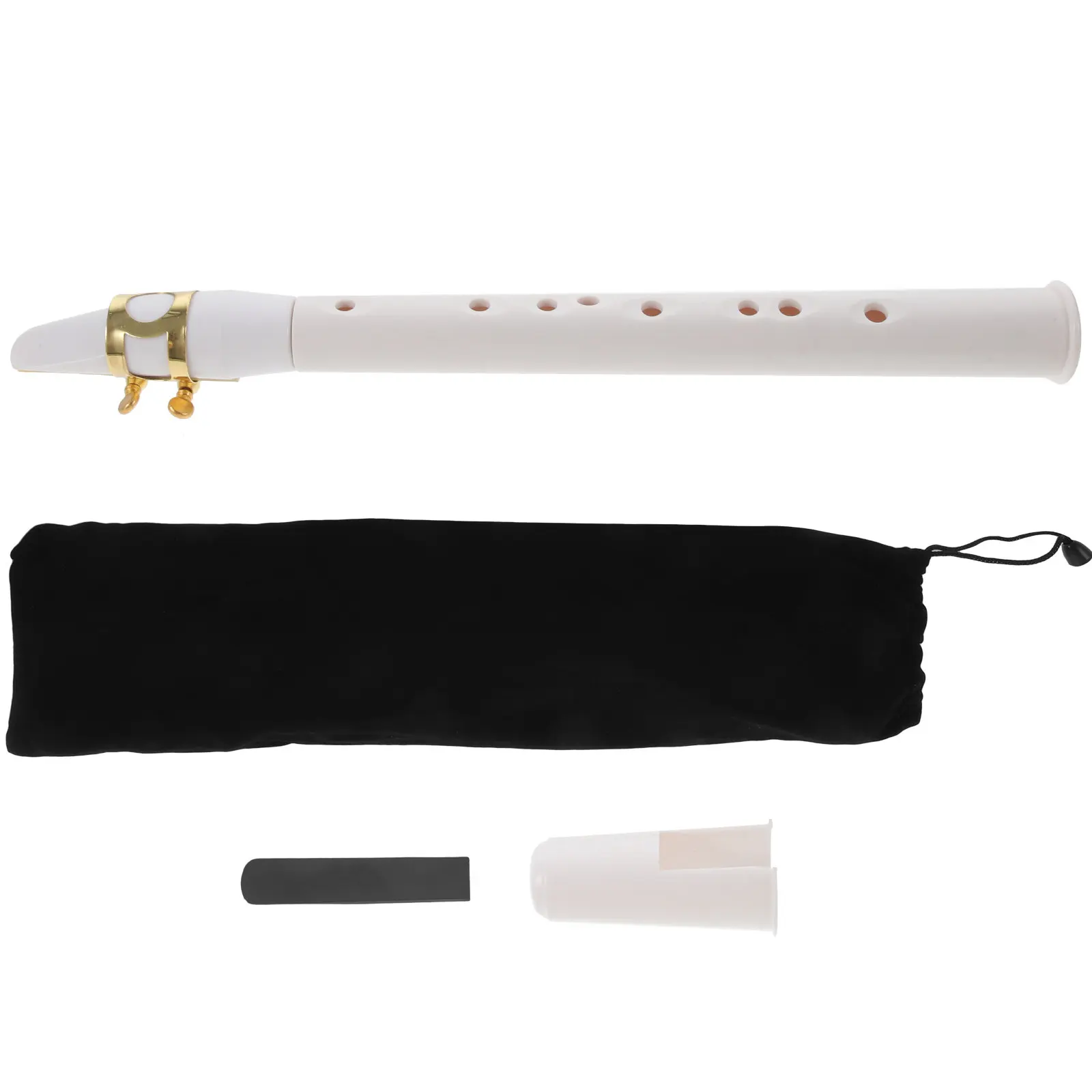 1Set Mini Saxophone Portable Lightweight ABS Sax for Children Beginners Pocket Saxophone Music Instrument Training Rhythm Sense