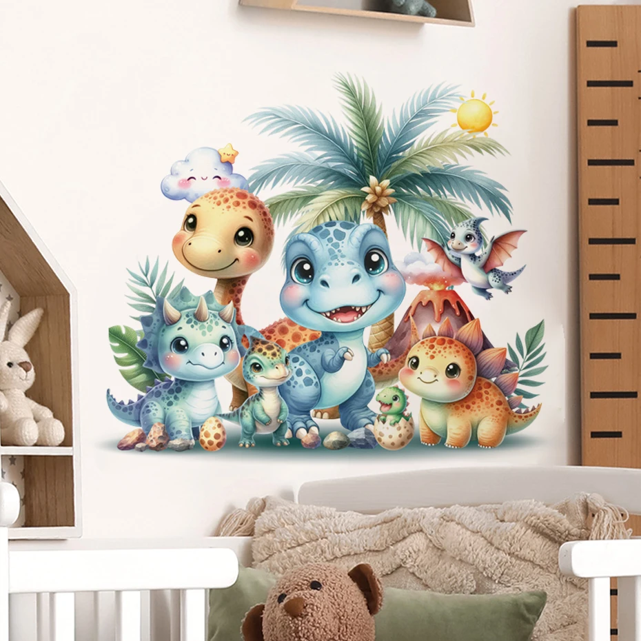 Cartoon Dinosaur Rainbow Watercolor Wall Sticker Children Vinyl Decal Nursery Boys Room Kids Baby Bedroom Living Home Decor
Cartoon Dinosaur Rainbow Watercolor Wall Sticker Children Vinyl Decal Nursery Boys Room Kids Baby Bedroom Living Home Decor