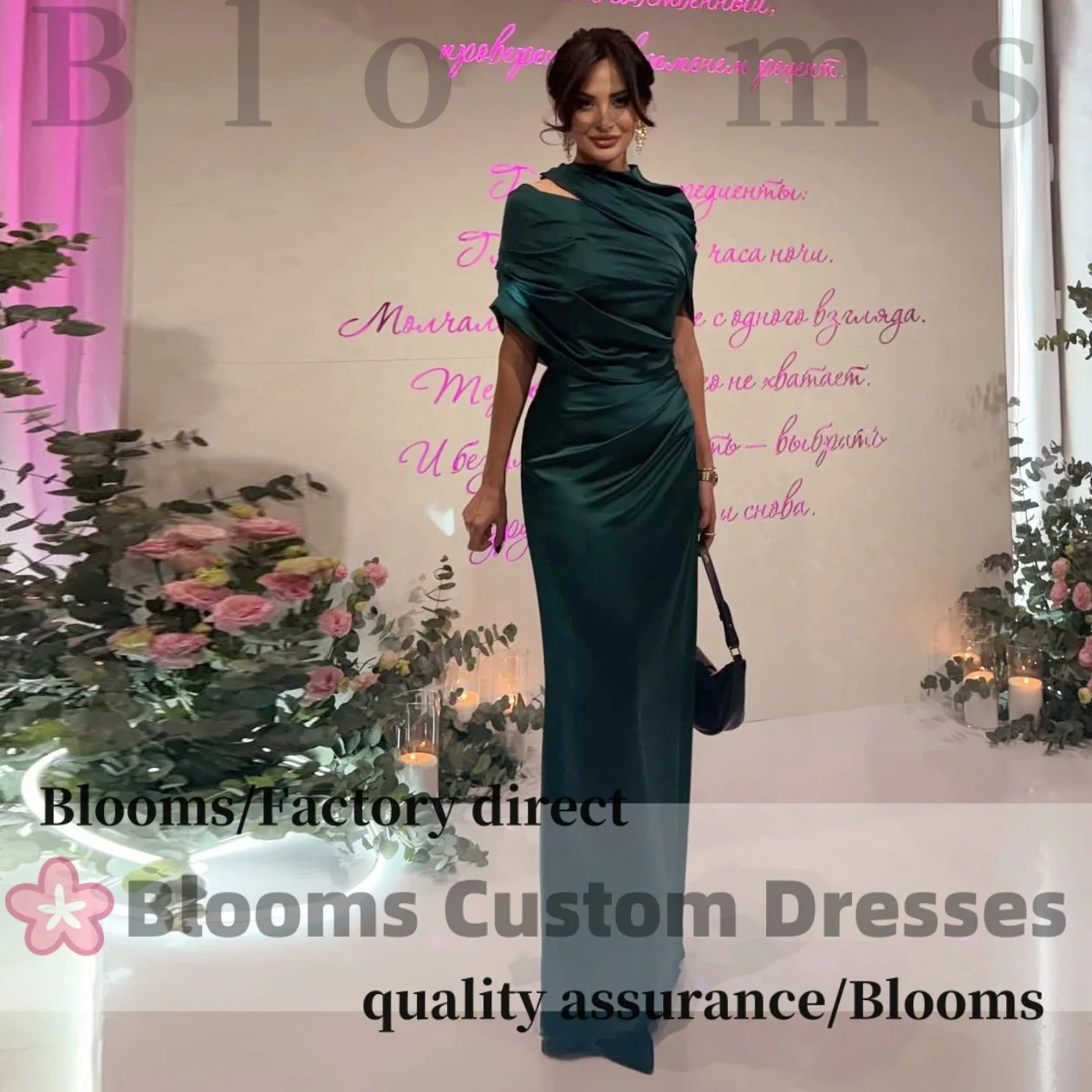 Customized Green Satin Pleated Simple Evening DressesElegant Formal Gown Floor-Length Party Dresses
Customized Green Satin Pleated Simple Evening DressesElegant Formal Gown Floor-Length Party Dresses