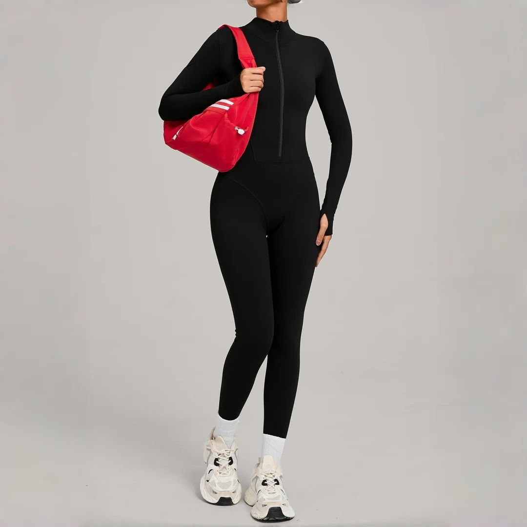 New Autumn Winter Stand Collar Half Zipper Fleece Yoga Jumpsuit Outdoor Warm Fitness Running Workout Clothes Gym Yoga Bodysuit
New Autumn Winter Stand Collar Half Zipper Fleece Yoga Jumpsuit Outdoor Warm Fitness Running Workout Clothes Gym Yoga Bodysuit