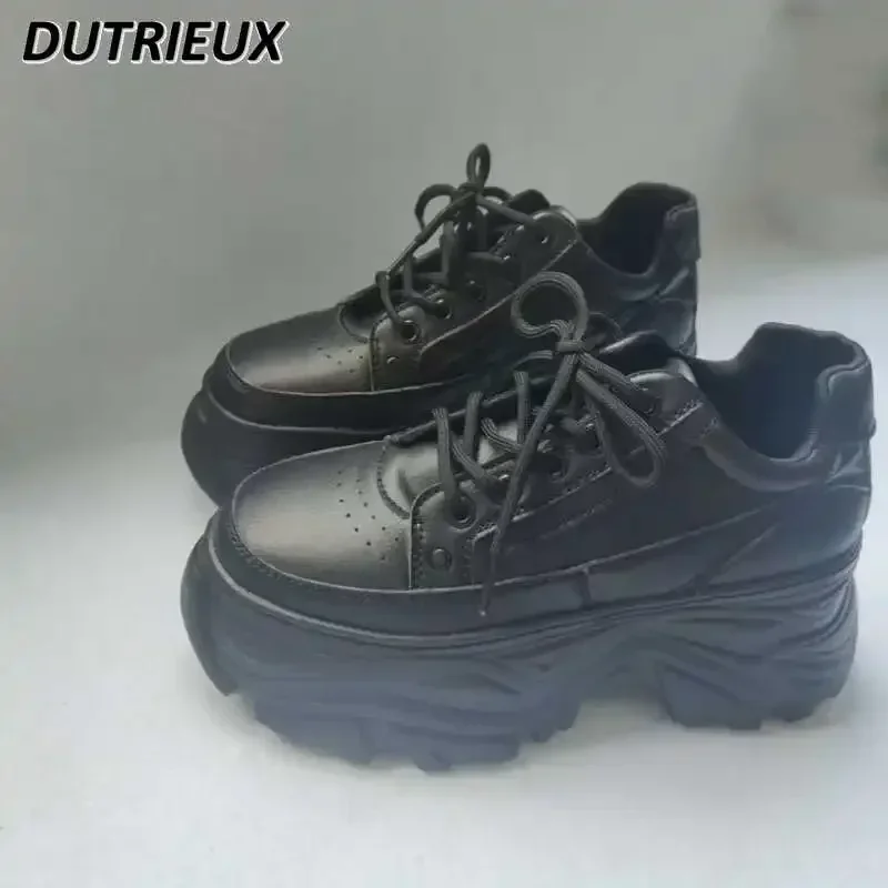 Platform High Heels Sports Mass-produced Women's Shoes Solod Color 2024 Spring and Autumn New Japanese Style Simple Fashion
Platform High Heels Sports Mass-produced Women's Shoes Solod Color 2024 Spring and Autumn New Japanese Style Simple Fashion
