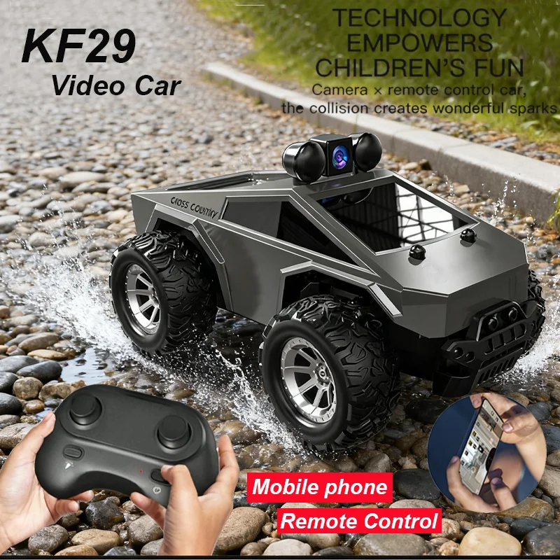 2025 New KF29 RC Car 1:28 4WD With HD Camera 2.4G High Speed Off-Road Climbing Remote Control Car Toys Gifts for Boys Girls Kids
2025 New KF29 RC Car 1:28 4WD With HD Camera 2.4G High Speed Off-Road Climbing Remote Control Car Toys Gifts for Boys Girls Kids