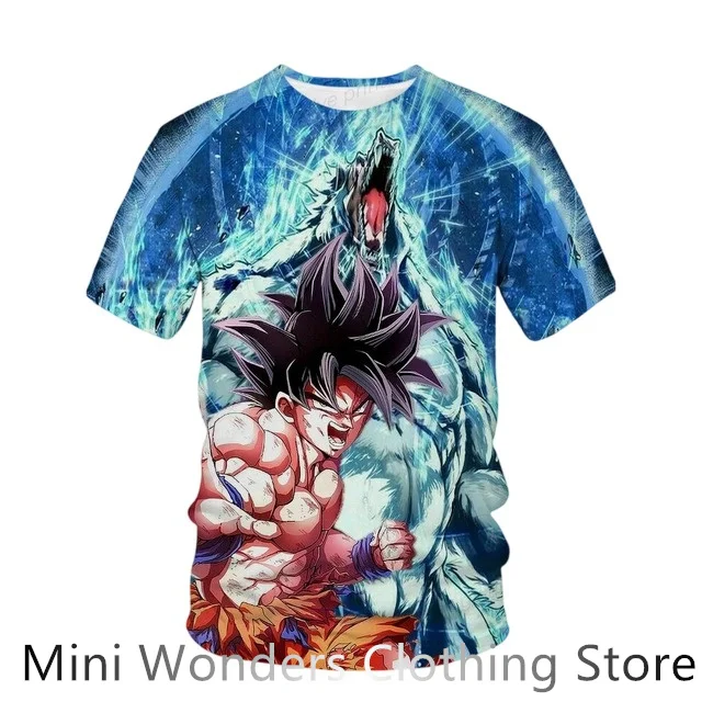 Dragon Ball Z Kids Men's 3D Printed Cartoon Shirt for the New Summer Harajuku Clothes Super Instinct Goku Short Slever T-shirt
Dragon Ball Z Kids Men's 3D Printed Cartoon Shirt for the New Summer Harajuku Clothes Super Instinct Goku Short Slever T-shirt