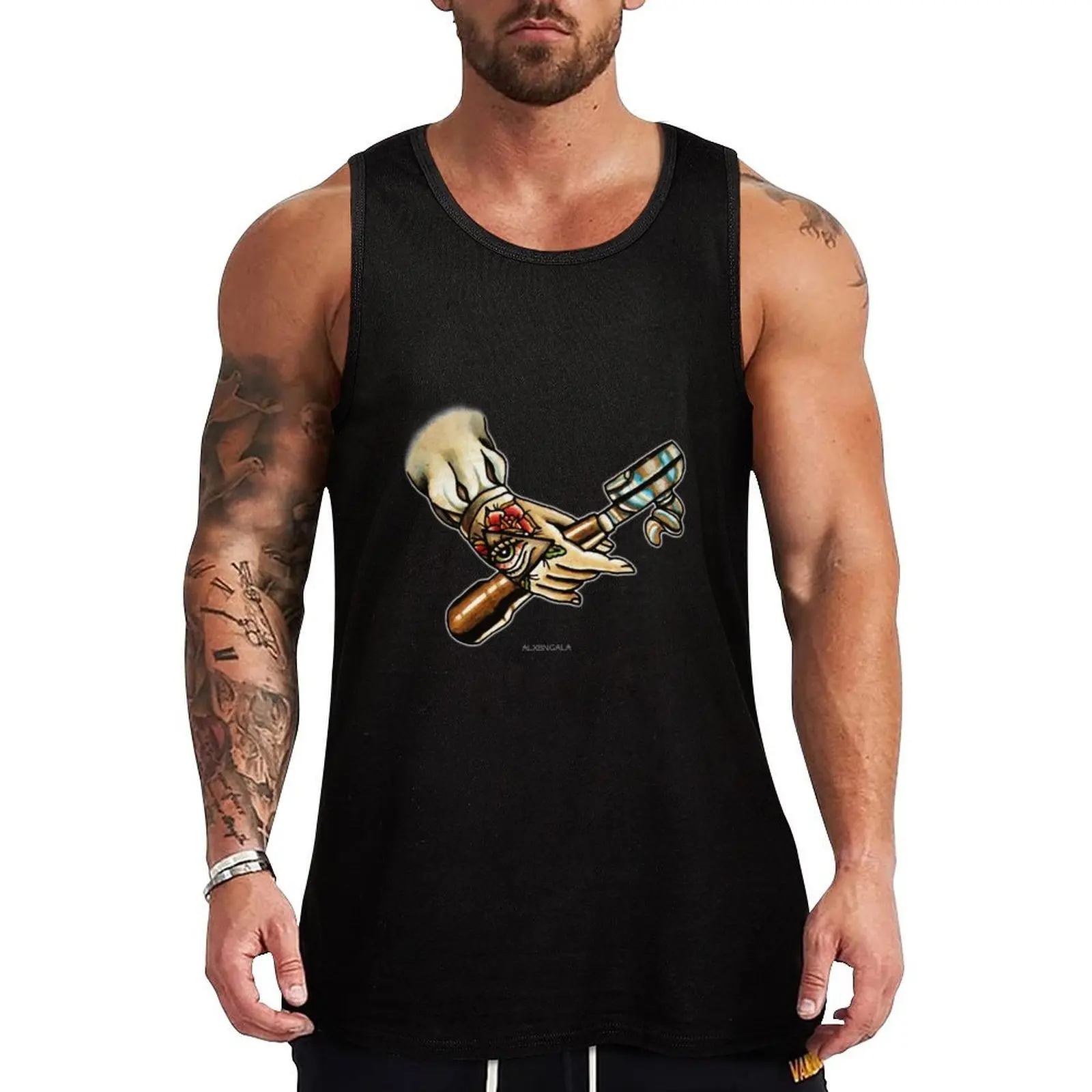 Portafilter, Artfé Technique. Tank Top sleeveless t-shirts for men Man clothes for gym T-shirt Men's gym
Portafilter, Artfé Technique. Tank Top sleeveless t-shirts for men Man clothes for gym T-shirt Men's gym
