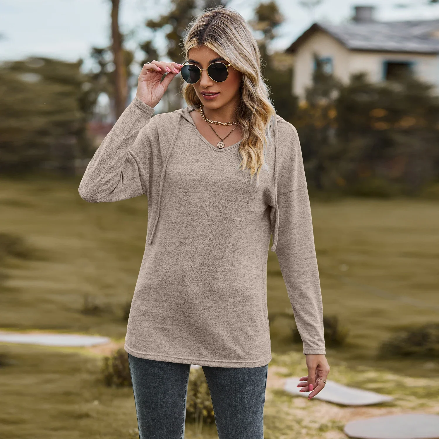 Woman Clothing Hoodies Autumn Clothes for Women Long Sleeve Green Gray Female Top Hoody Pullover Sweatshirt Hooded T Shirt
Woman Clothing Hoodies Autumn Clothes for Women Long Sleeve Green Gray Female Top Hoody Pullover Sweatshirt Hooded T Shirt