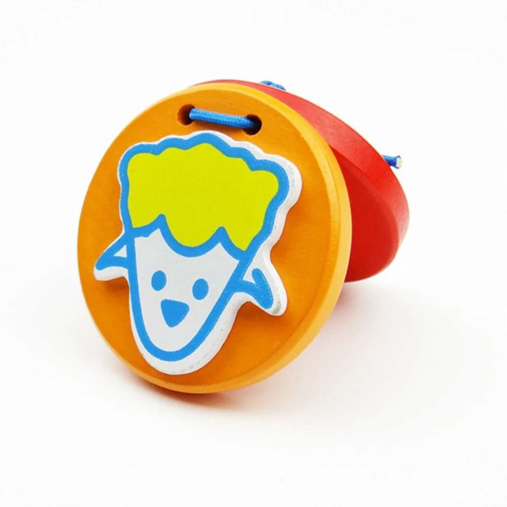 6 Pcs Castanets Musical Toy Kids Toddler Wooden Orff Instrument Safe Puzzle Teaching Aid Cartoon Design Long Term Use
6 Pcs Castanets Musical Toy Kids Toddler Wooden Orff Instrument Safe Puzzle Teaching Aid Cartoon Design Long Term Use