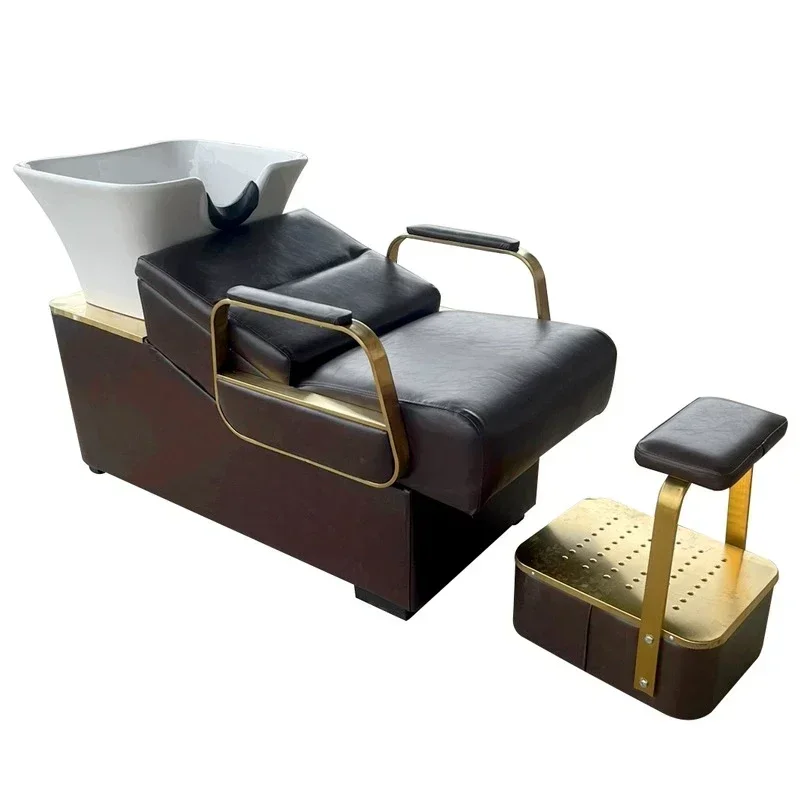 Lying Half Punch Bed Barber Shop Simple and High-End Sitting Salon Flushing Bed
Lying Half Punch Bed Barber Shop Simple and High-End Sitting Salon Flushing Bed