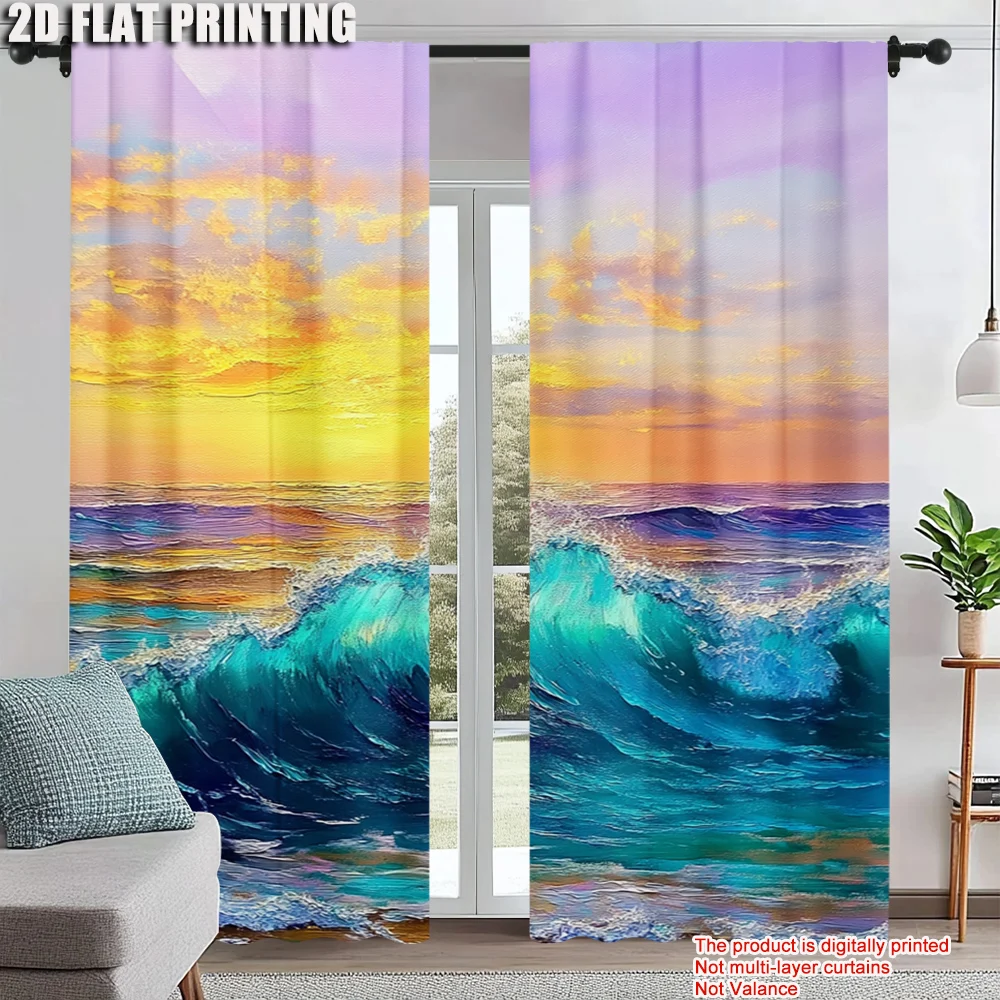 2pc, Drapes Modern minimalist beach sunrise Light Filter Party Decorations Applies to All Occasions
2pc, Drapes Modern minimalist beach sunrise Light Filter Party Decorations Applies to All Occasions