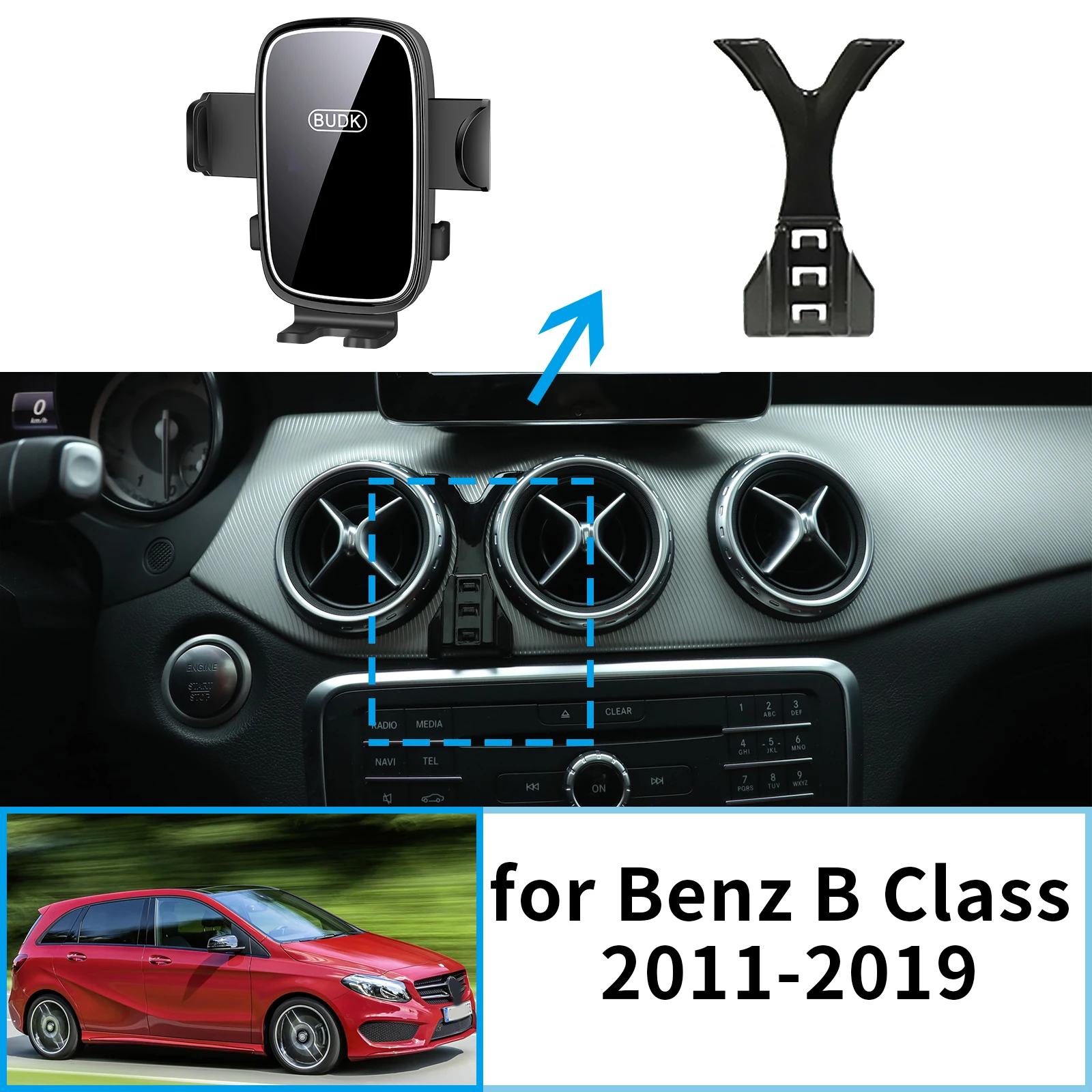 Car Mobile Phone Holder for Mercedes Benz B Class W246 GLA CLA 2011~2019 Navigation Stand Auto Accessories GPS Bracket
Car Mobile Phone Holder for Mercedes Benz B Class W246 GLA CLA 2011~2019 Navigation Stand Auto Accessories GPS Bracket