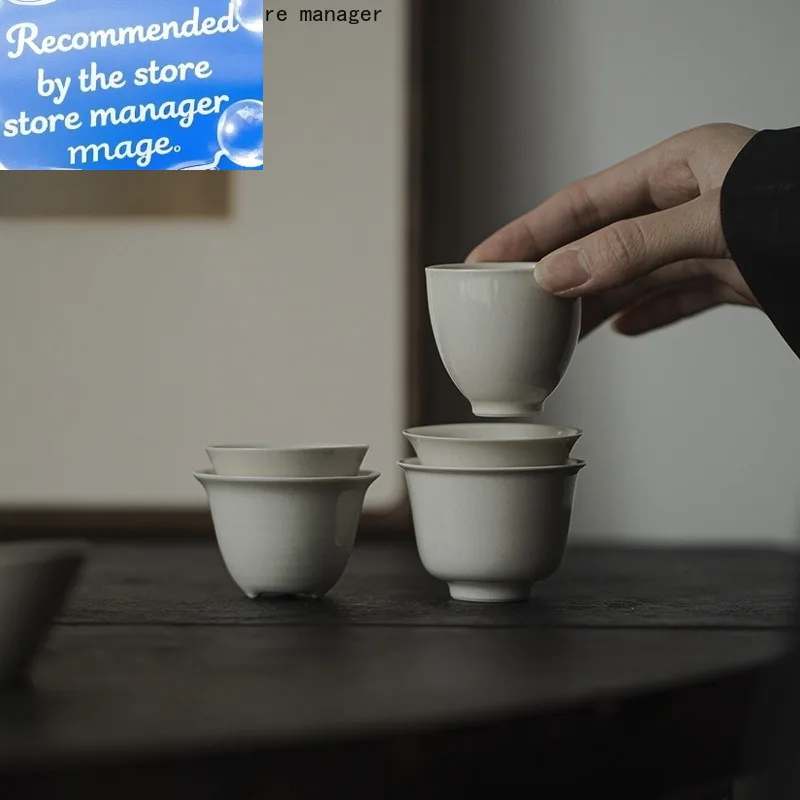 2pc/set Plant Ash Master Cup Zen Ceramic Three Legged Teacup Small Tasting Mug Boutique Tea Bowl Water Jug Teaware Items Craft
2pc/set Plant Ash Master Cup Zen Ceramic Three Legged Teacup Small Tasting Mug Boutique Tea Bowl Water Jug Teaware Items Craft