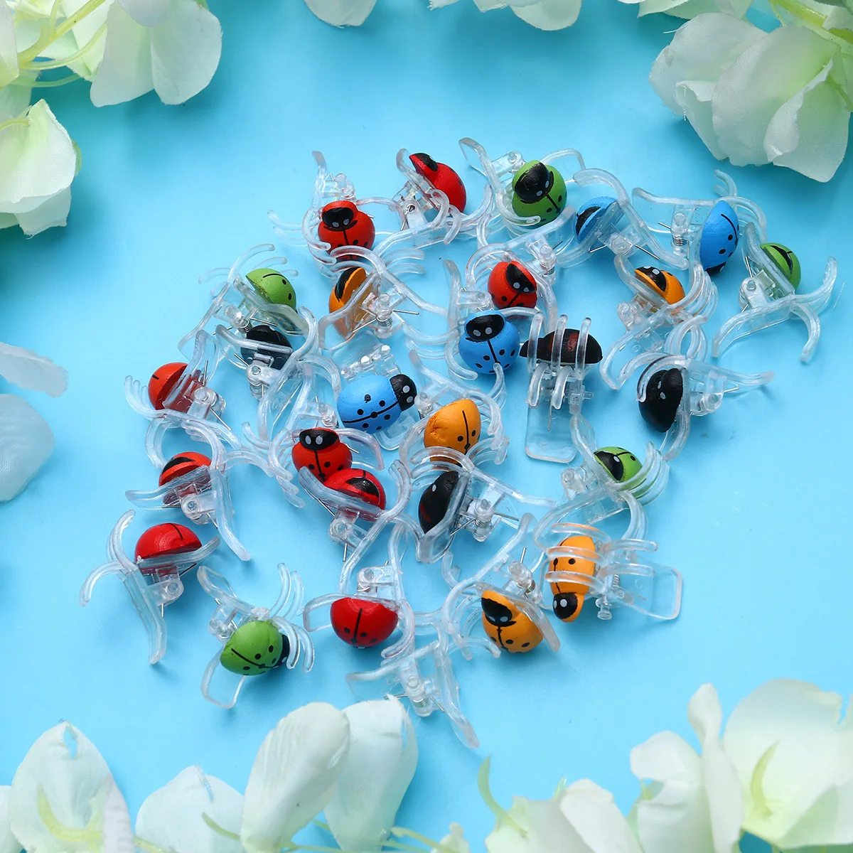 30Pcs Orchid Clips 6 Colors Garden Flower Vine Fixed Clips Bonsai Plant Support Tool Ladybug Shaped Gardening Accessories
30Pcs Orchid Clips 6 Colors Garden Flower Vine Fixed Clips Bonsai Plant Support Tool Ladybug Shaped Gardening Accessories