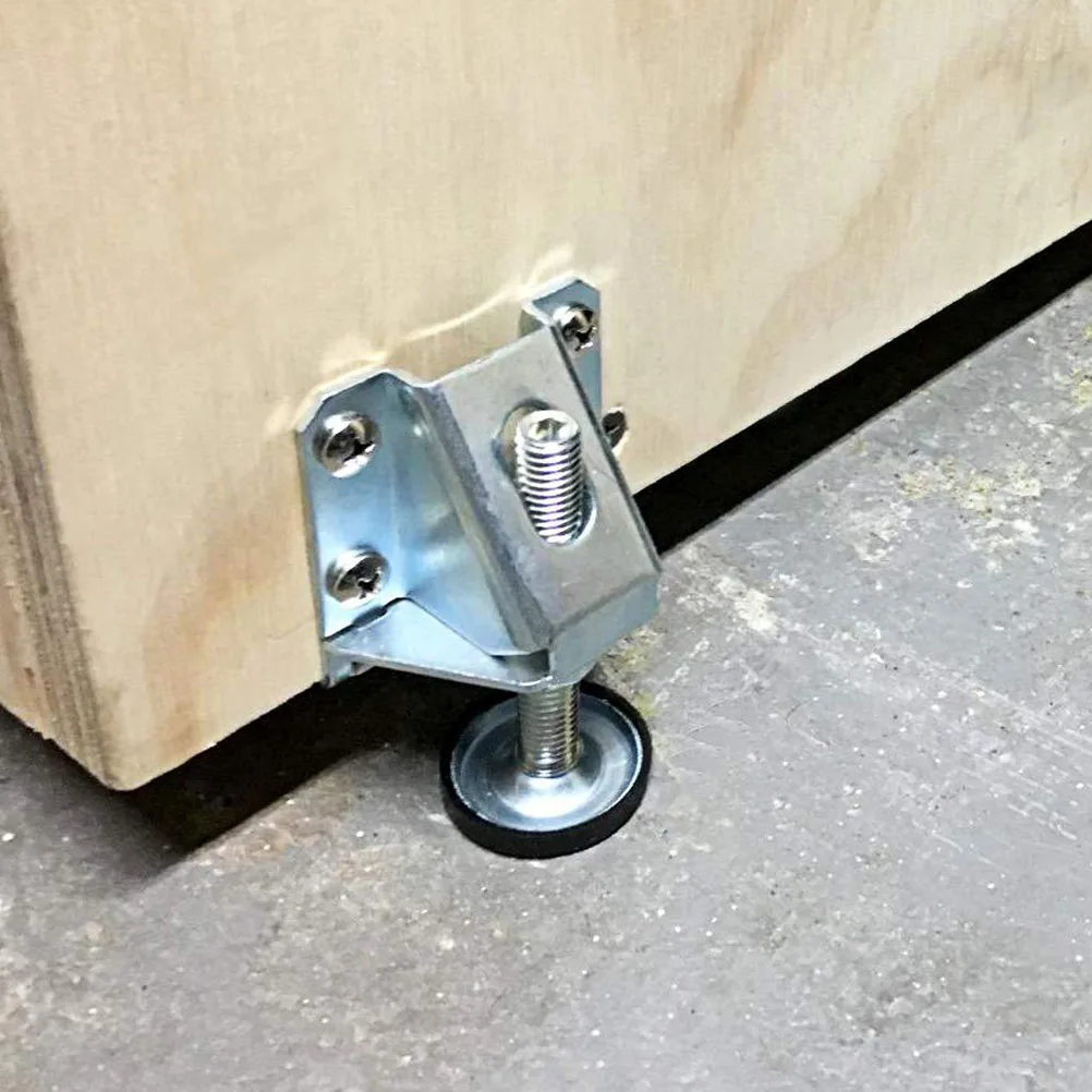 8pcs Adjustable Furniture Levelers Heavy Duty for Cabinets Workbenches Shelving Bookcases Iron Galvanized Rust Resistance Easy
8pcs Adjustable Furniture Levelers Heavy Duty for Cabinets Workbenches Shelving Bookcases Iron Galvanized Rust Resistance Easy