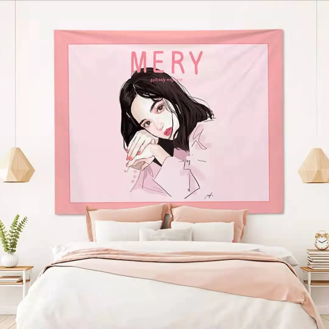 Tapestry Kawaii Room Decor Girl Heart Simple Printing Aesthetic Ins Hanging Cloths DecorationBedside Layout Background Cloth
Tapestry Kawaii Room Decor Girl Heart Simple Printing Aesthetic Ins Hanging Cloths DecorationBedside Layout Background Cloth