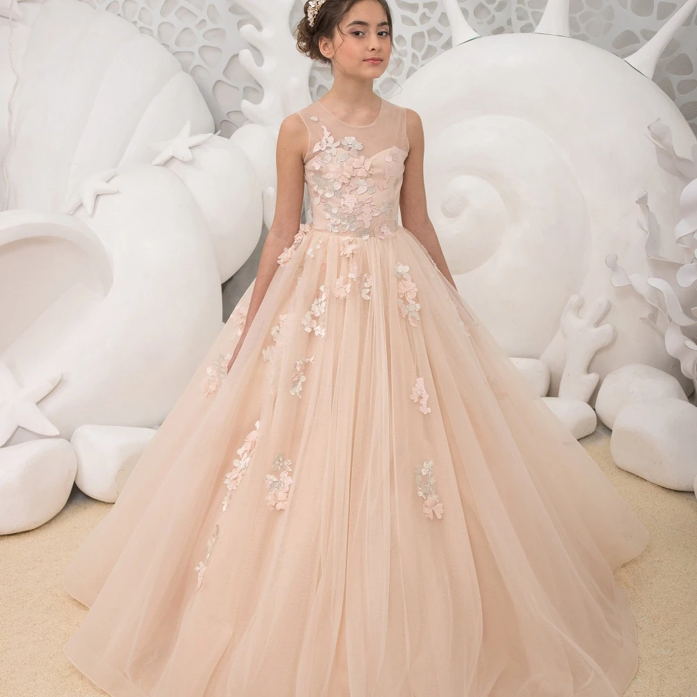 EVLAS New Pink Flower Girl Dress 2023 For Weddings Princess Flora 3D Flowers Appliques Beaded Kids First Communion Gown TFD090
EVLAS New Pink Flower Girl Dress 2023 For Weddings Princess Flora 3D Flowers Appliques Beaded Kids First Communion Gown TFD090
