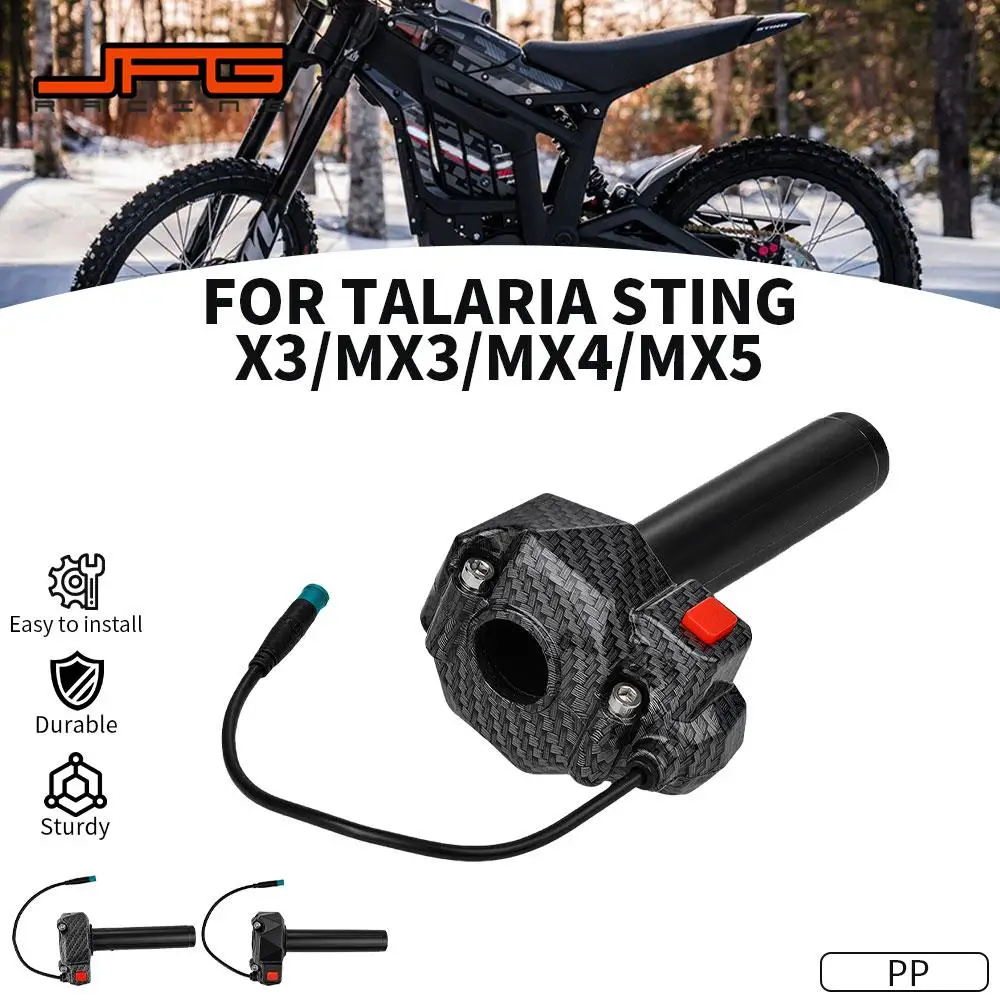 Motorcycle Throttle Tube Handle Twist Grip Accelerator Aluminum For TALARIA Sting X3/MX3/MX4/MX5 Electric Dirt Bike E-bikes
Motorcycle Throttle Tube Handle Twist Grip Accelerator Aluminum For TALARIA Sting X3/MX3/MX4/MX5 Electric Dirt Bike E-bikes