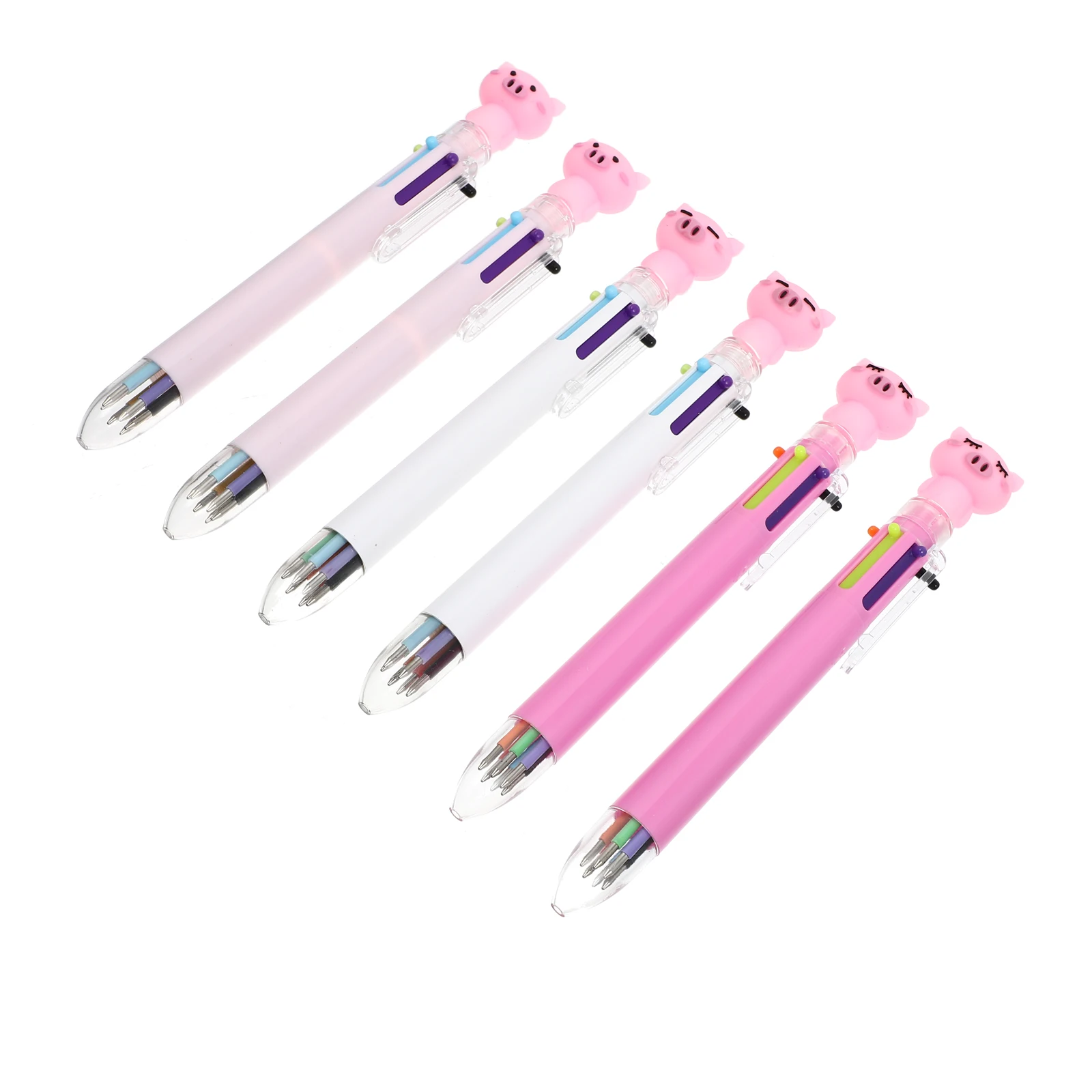 6 Pcs Cartoon Ballpoint Pens Colorful Student Stationery Cute Pig Pattern Correction Sign Pens School Supplies
6 Pcs Cartoon Ballpoint Pens Colorful Student Stationery Cute Pig Pattern Correction Sign Pens School Supplies