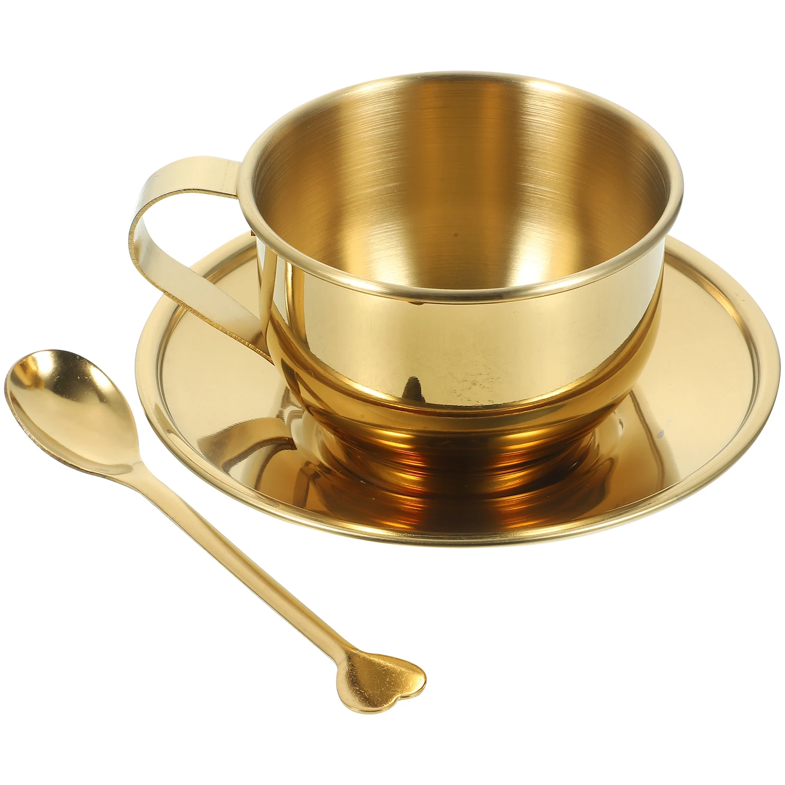 Coffee Mug Saucer Set Stainless Steel Vintage Metal Professional Tea Cups Espresso Cup Milk Saucer Curve Ergonomic Practical
Coffee Mug Saucer Set Stainless Steel Vintage Metal Professional Tea Cups Espresso Cup Milk Saucer Curve Ergonomic Practical